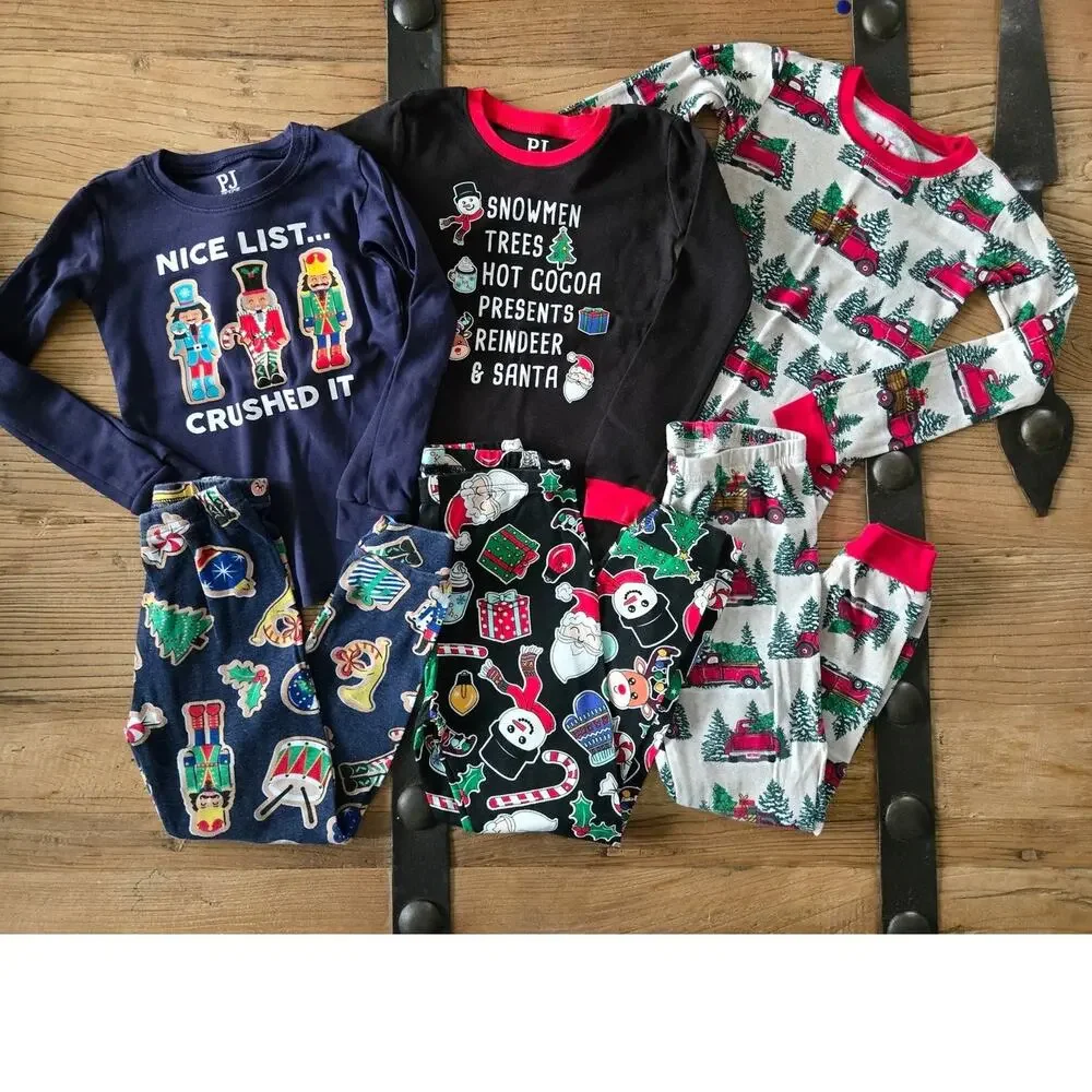 Children's Place Christmas Pajama Bundle sz 5T